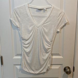 Beautiful detail white dress shirt!